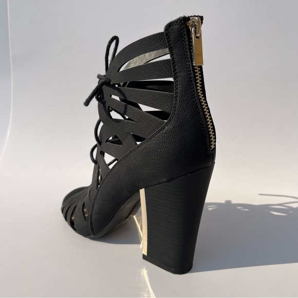 Call It Spring Lace Up Block Heels - Picture 5 of 8